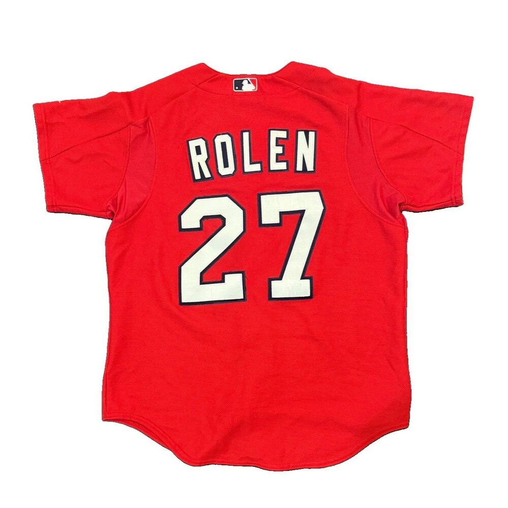 Mens Authentic Scott Rolen HOF St Louis Cardinals Jersey Sz Medium M Majestic